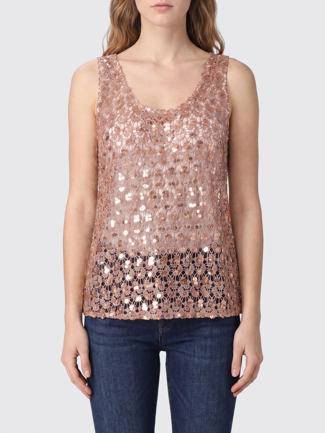 HANITA Top Donna colore Terra