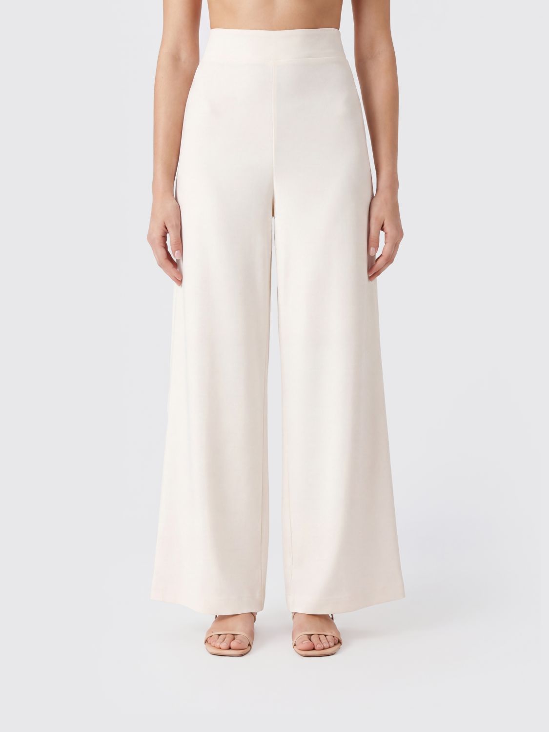 HANITA Pants Woman color Cream
