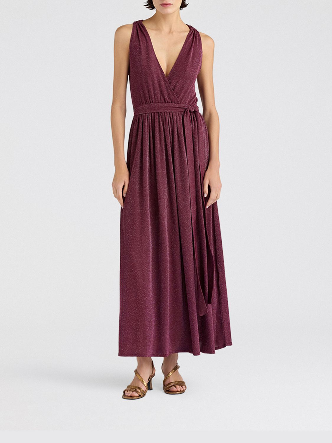 MOMONÌ Dress Woman color Violet