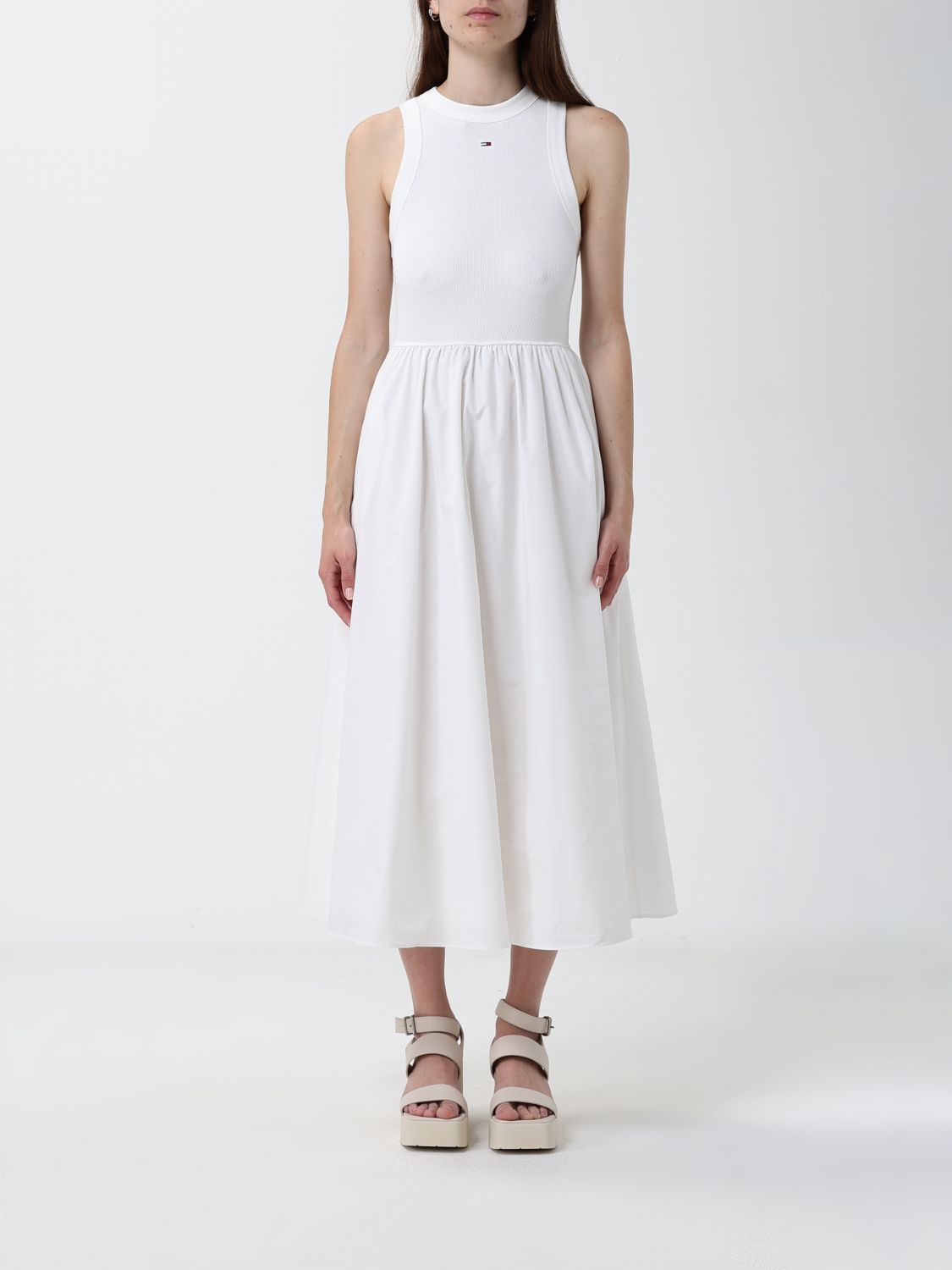TOMMY JEANS Dress Woman color White