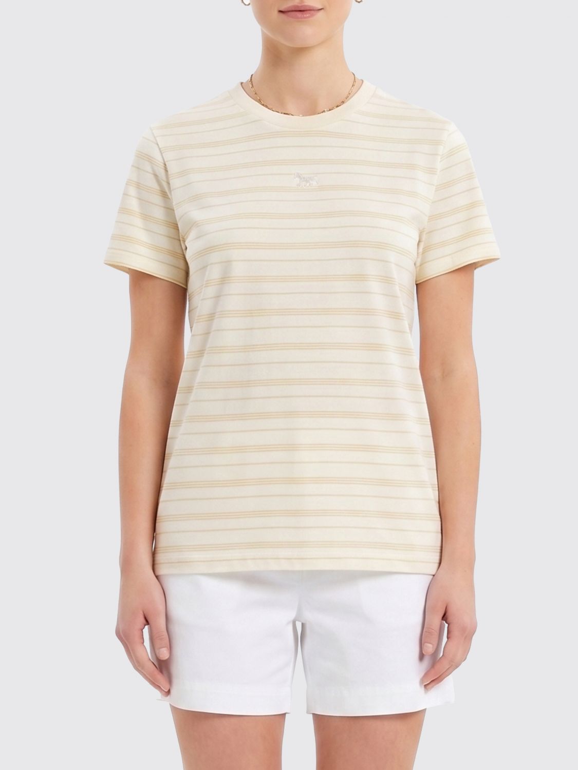 MAISON KITSUNÉ T-Shirt Woman color Beige