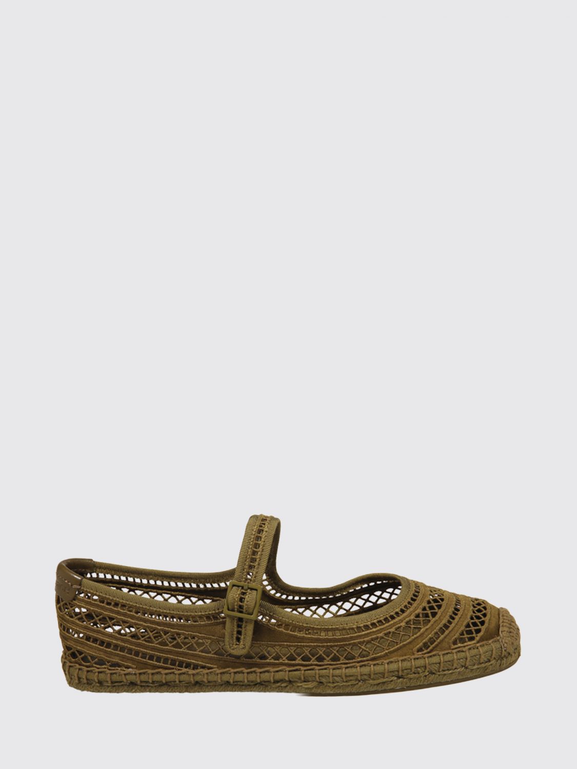 TORY BURCH Espadrille Woman color Green　トリー バーチ エスパドリーユ ウーマン カラー グリーン TORY