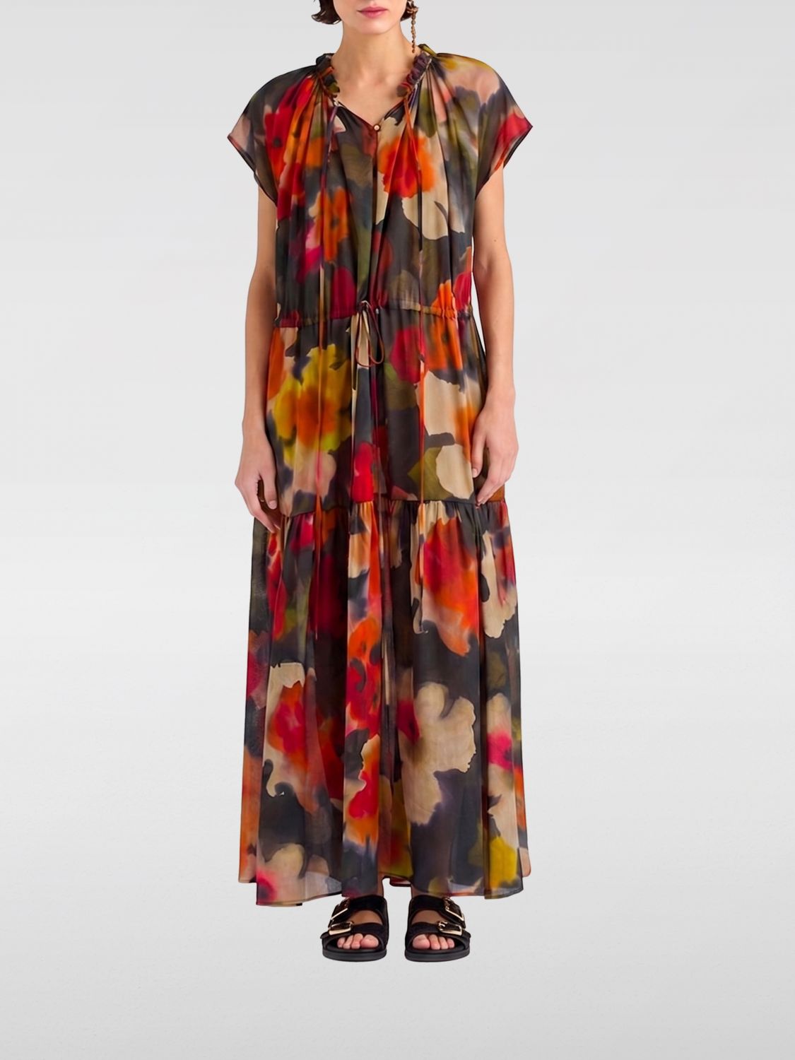 MOMONÌ Dress Woman color Multicolor
