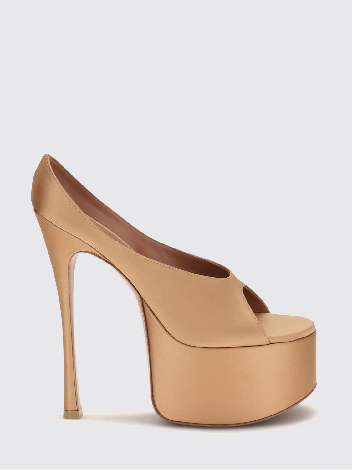 AMINA MUADDI Scarpe Con Tacco Donna colore Latte