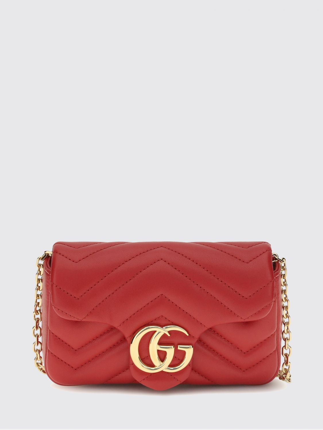 GUCCI Borsa GG Marmont in nappa trapuntata chevron