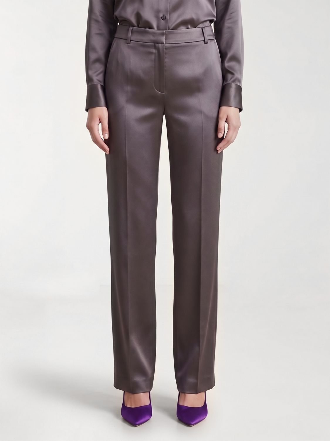 ALBERTA FERRETTI Pants Woman color Grey