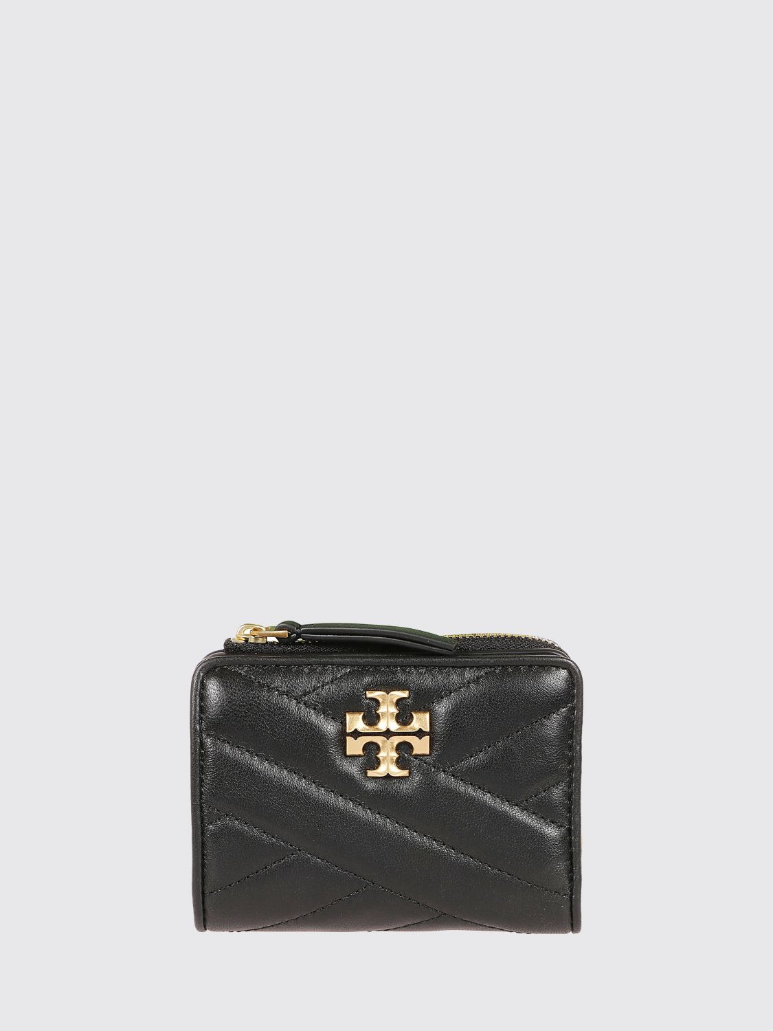 TORY BURCH Kira Quilted Nappa Wallet with Double T Metal Logo　TORY BURCH キラ キルティング ナッパ ウォレット ダブル T メタル ロゴ TORY