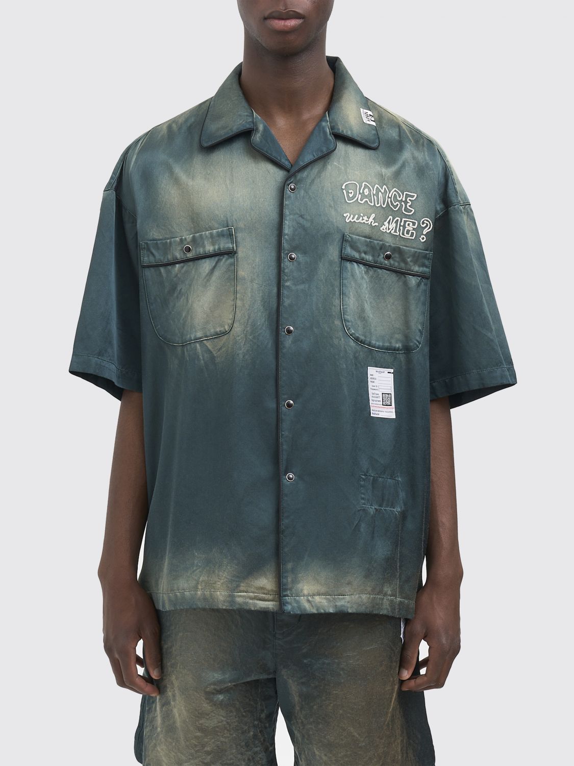 MAISON MIHARA YASUHIRO Camicia Uomo colore Verde