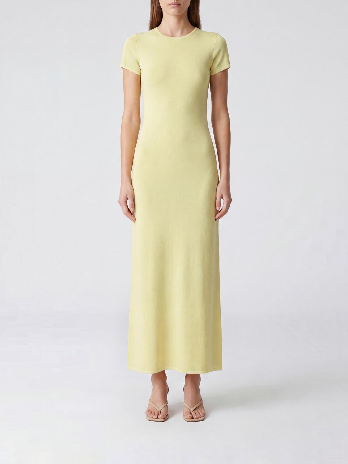 JACQUEMUS Crêpe Short-Sleeved Midi Sheath Dress