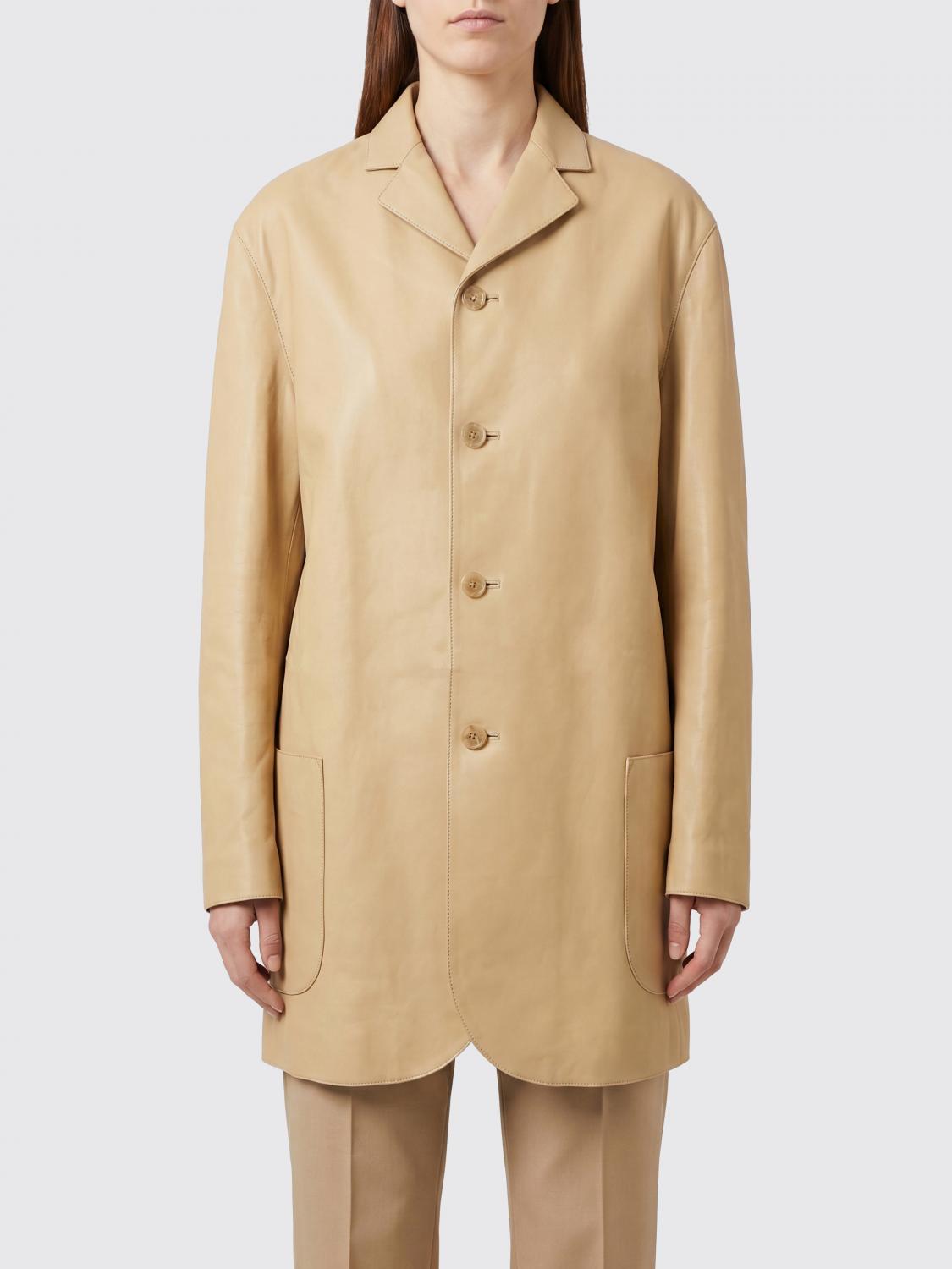 JIL SANDER Jacket Woman color Champagne