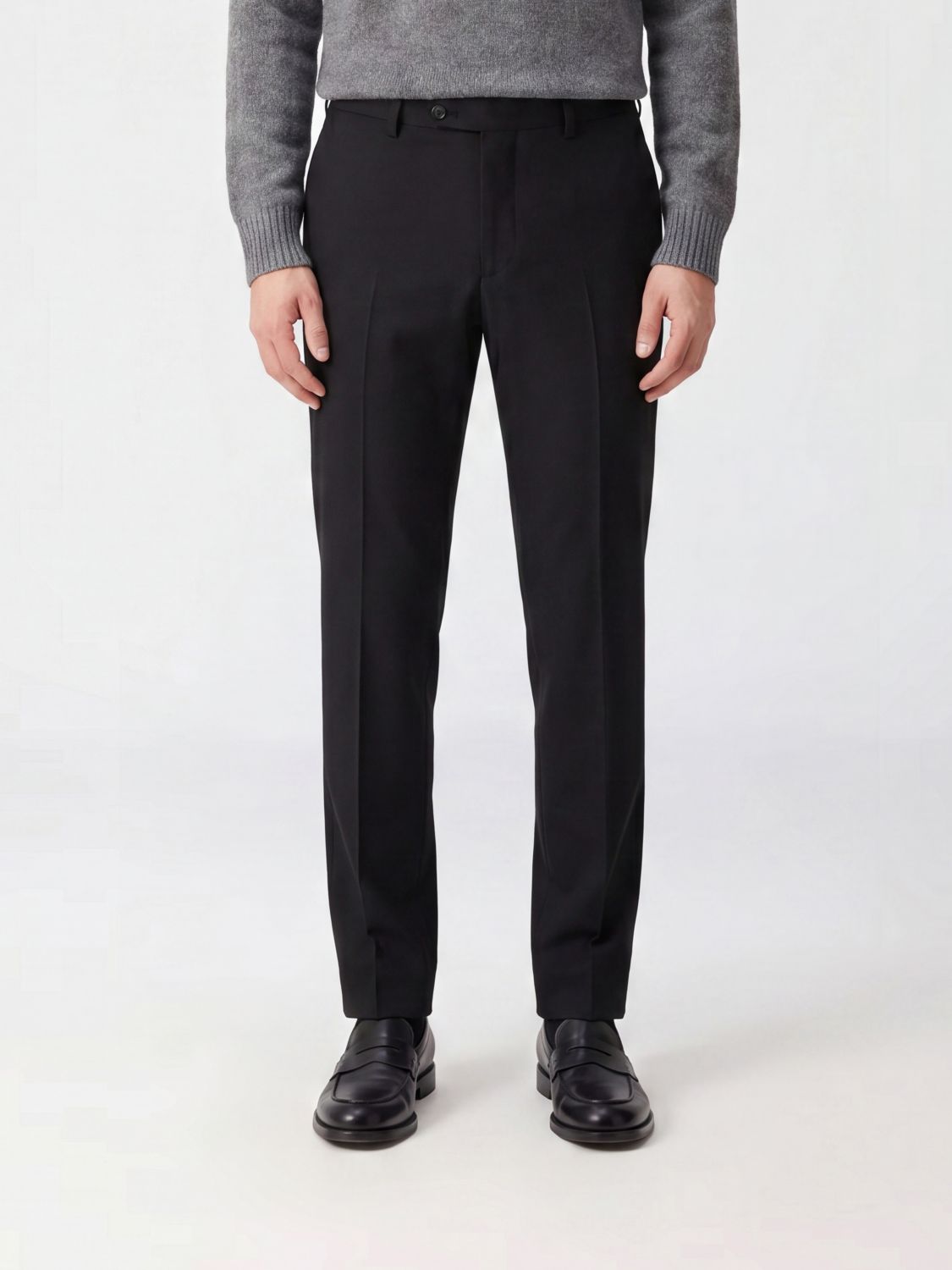 Pt Torino Slim Fit Tailored Trousers in Stretch Virgin Wool