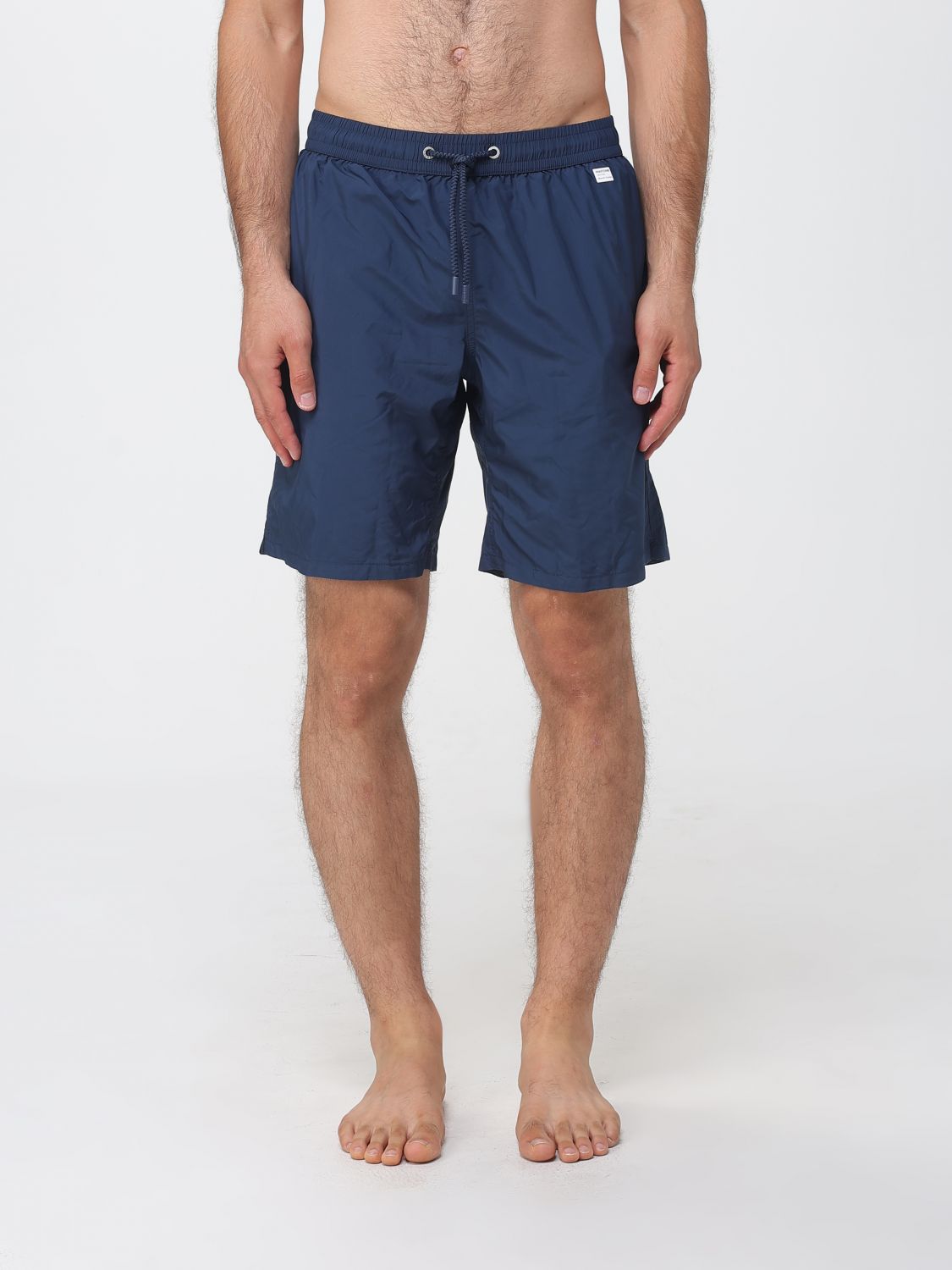 MC2 SAINT BARTH Badeshorts mit elastischem Bund und Logo hinten