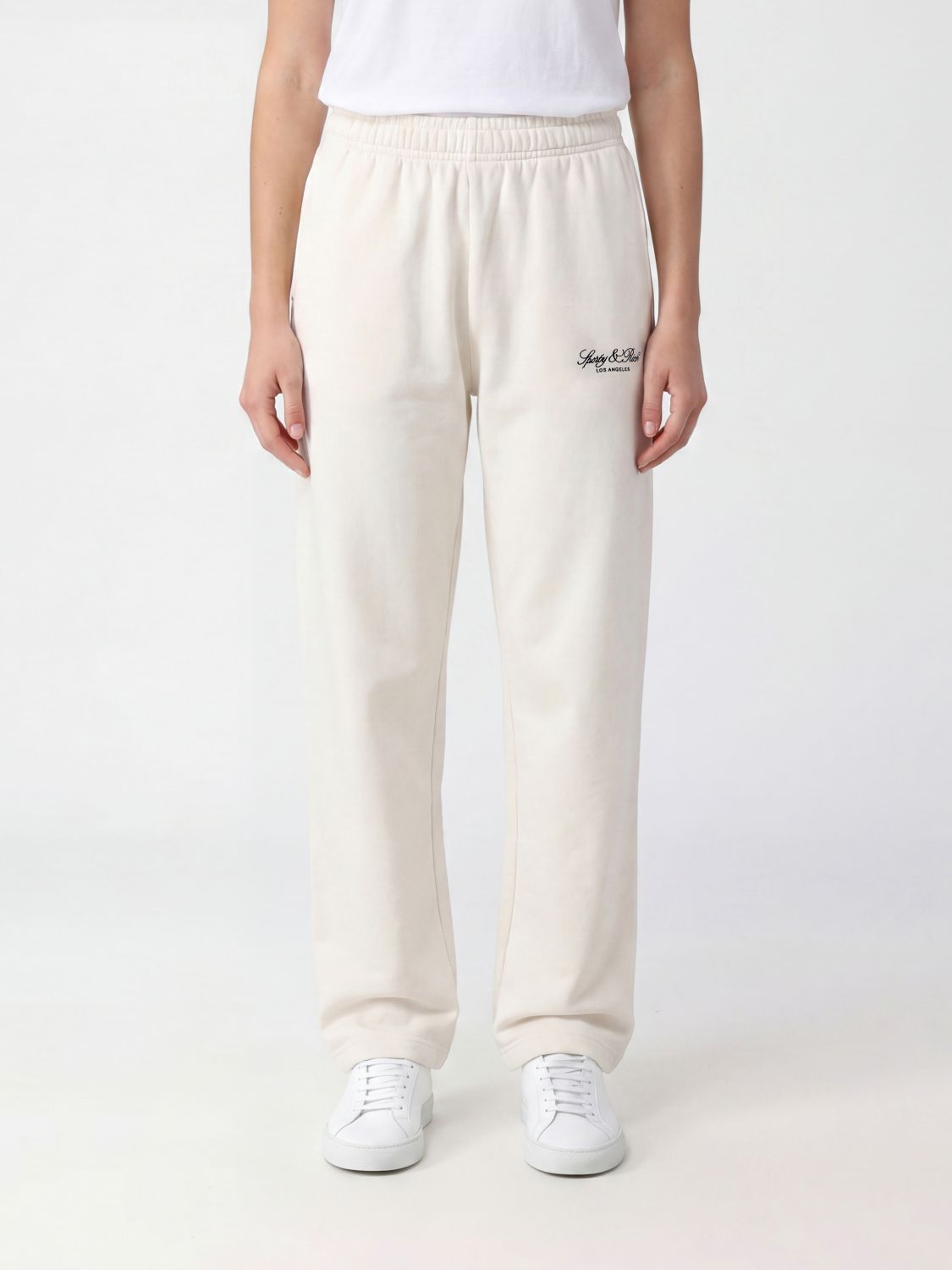 SPORTY & RICH Pants Woman color Ecru