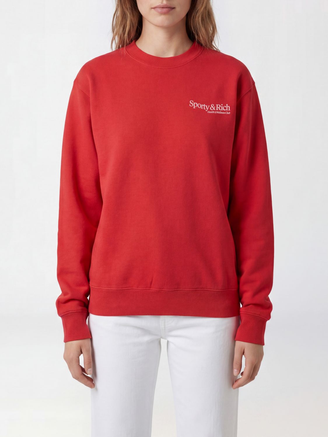 SPORTY & RICH Sweatshirt Woman color Red