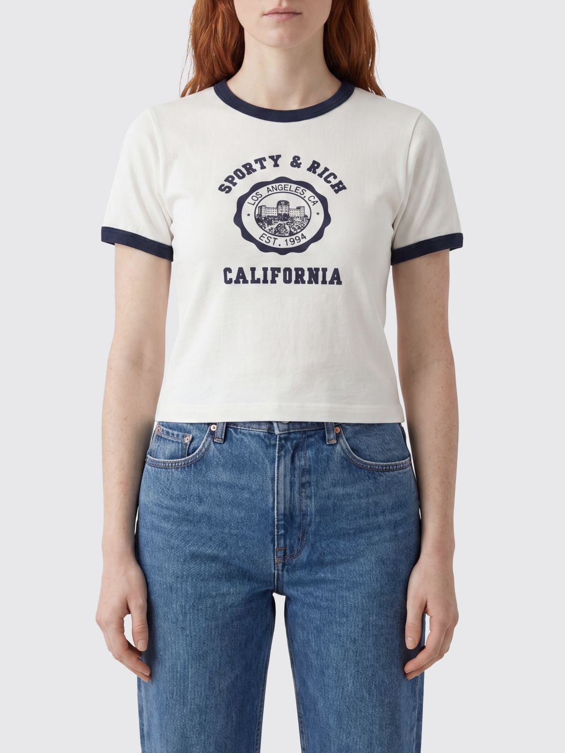 SPORTY & RICH T-Shirt Woman color White