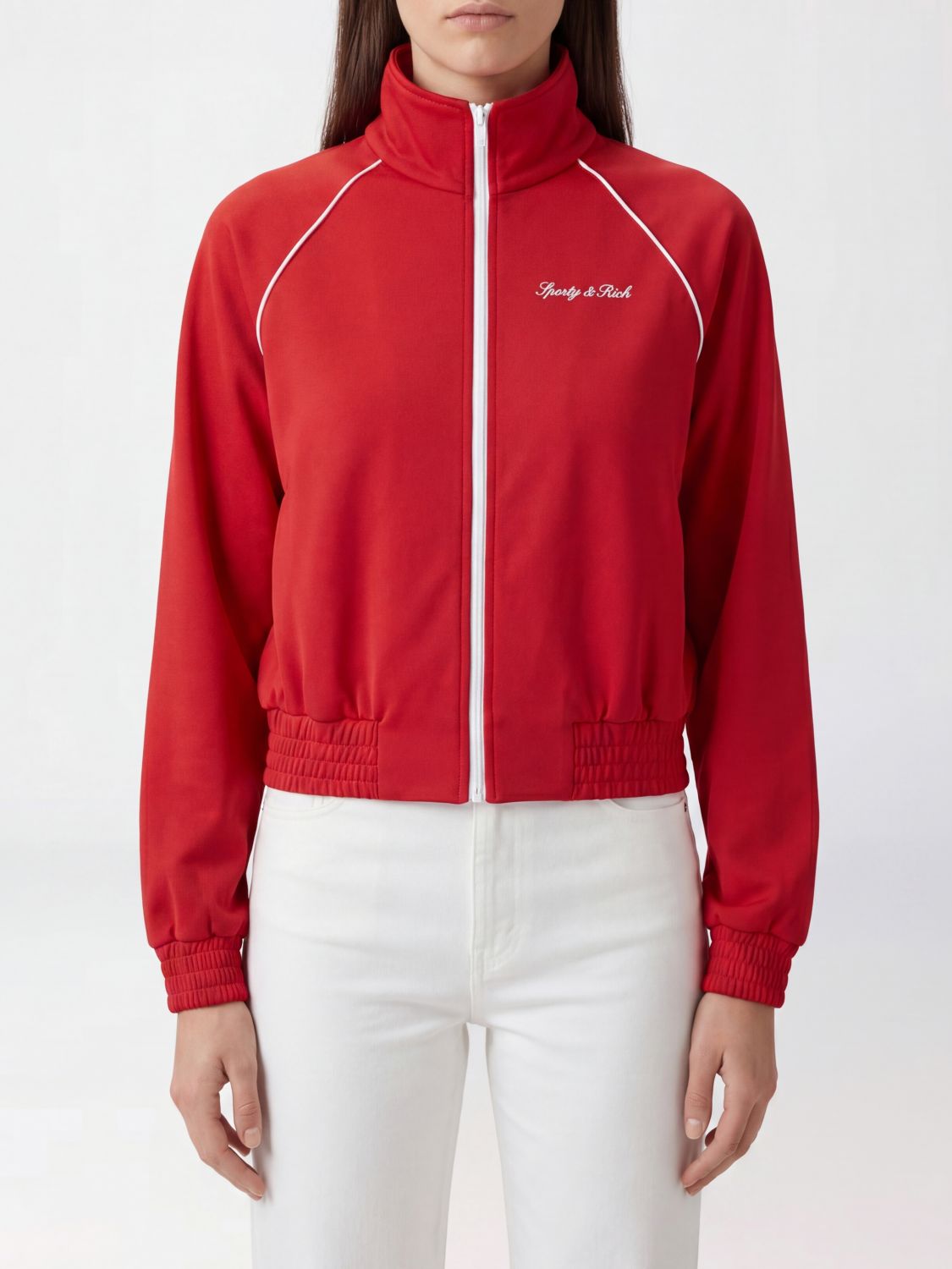 SPORTY & RICH Jacket Woman color Red