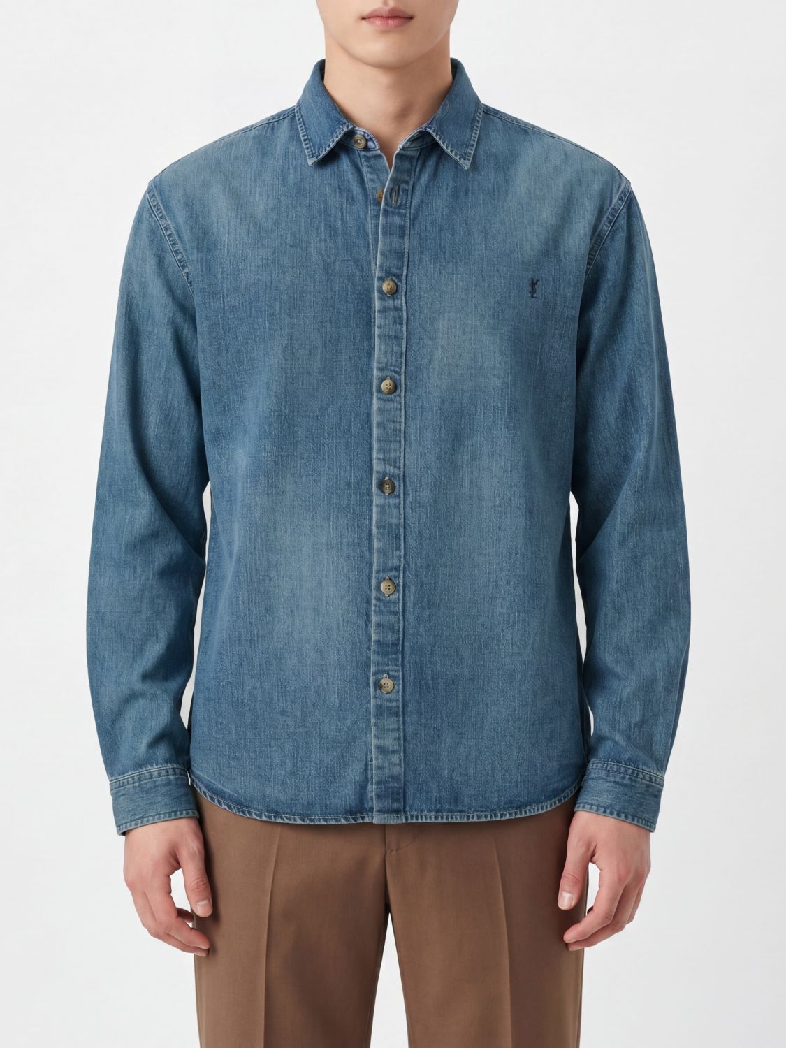 SAINT LAURENT Camicia Uomo colore Azzurro