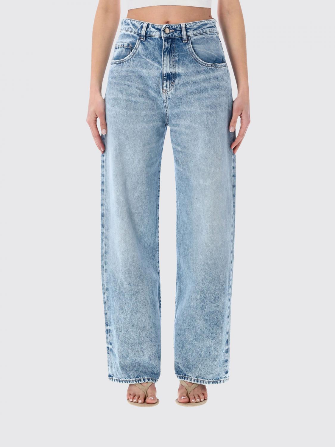 ICON DENIM LOS ANGELES Jeans Woman color Denim