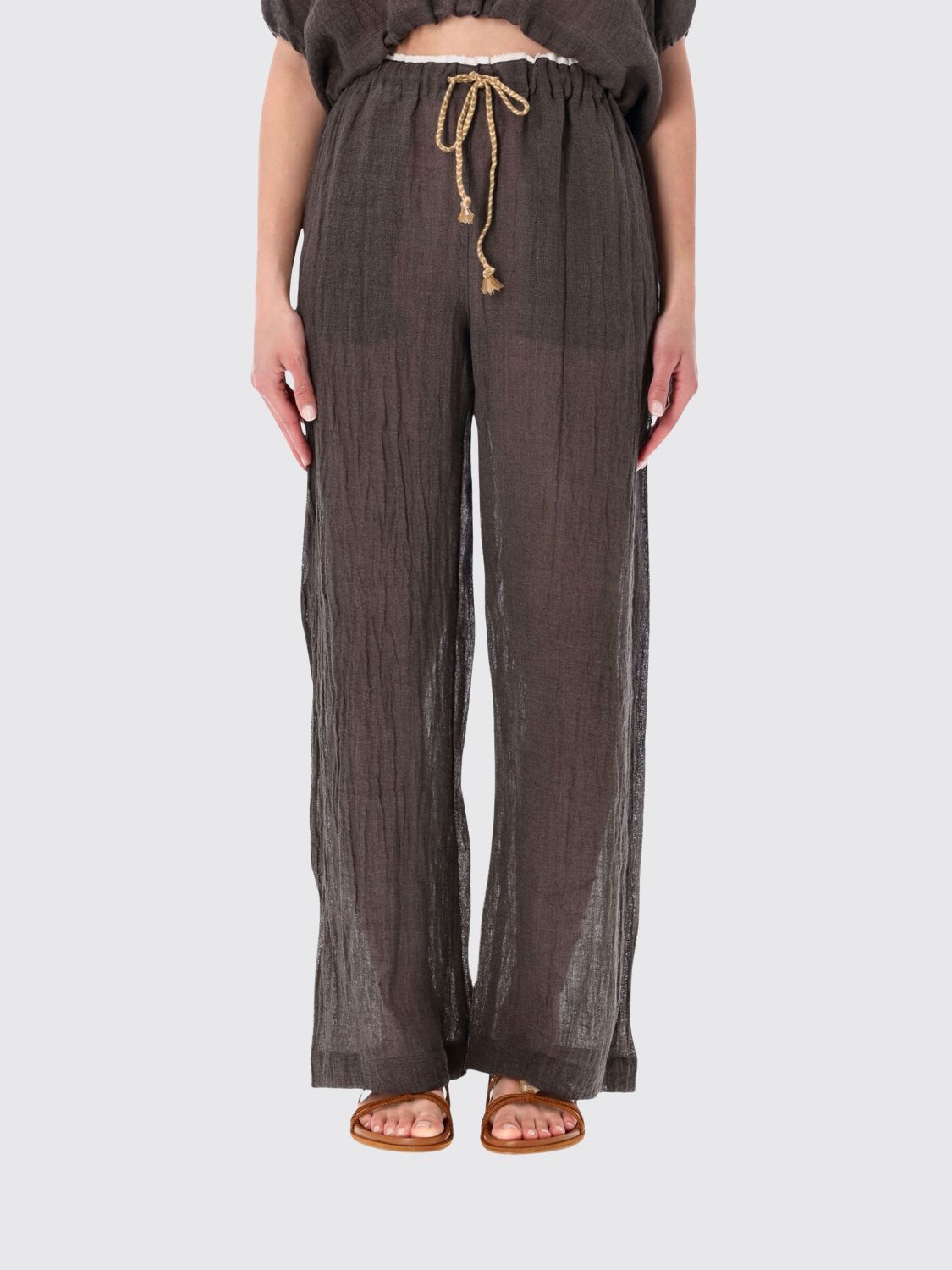 120% LINO Pantaloni Donna colore Marrone