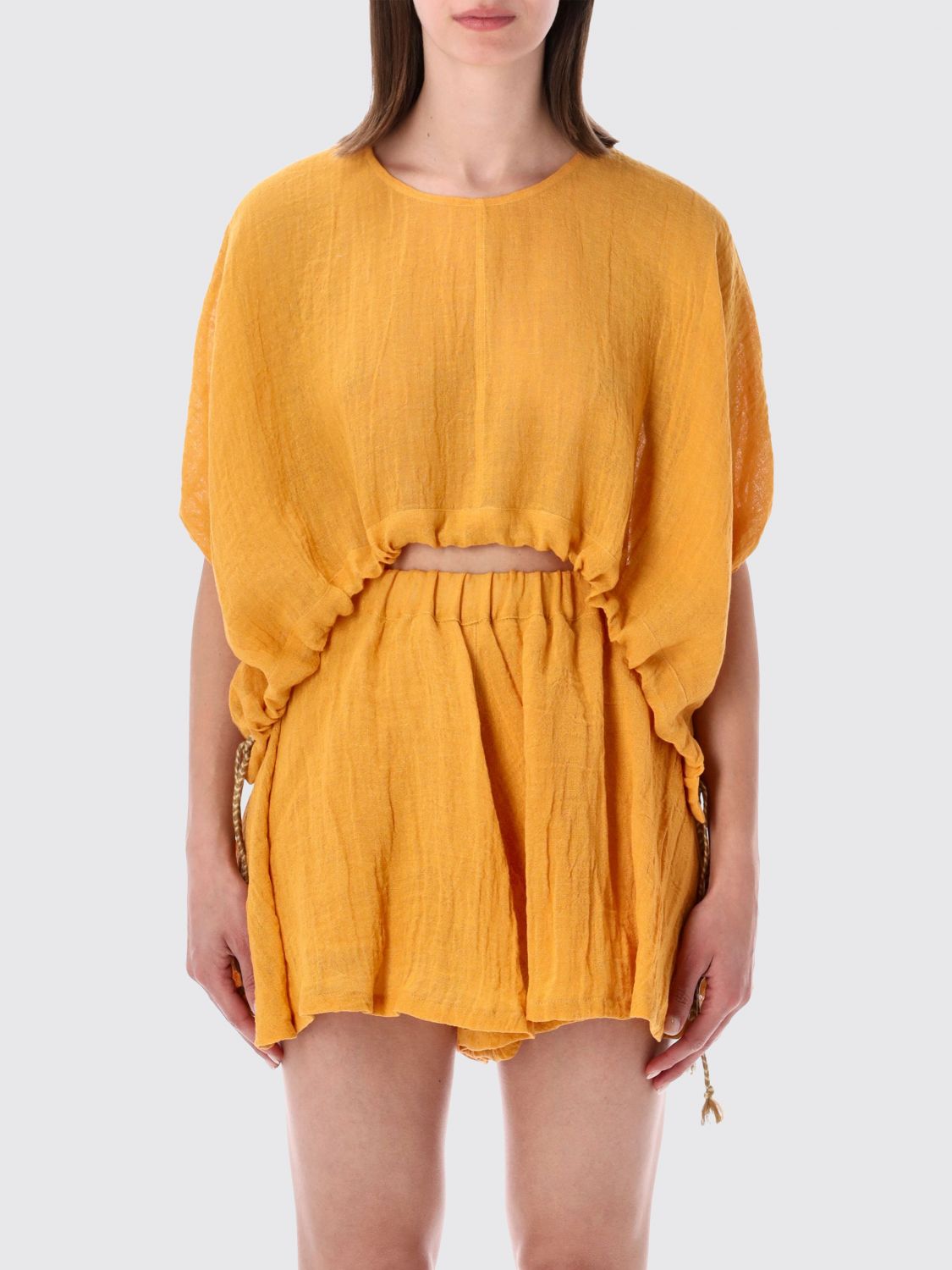 120% LINO T-Shirts Donna colore Arancione