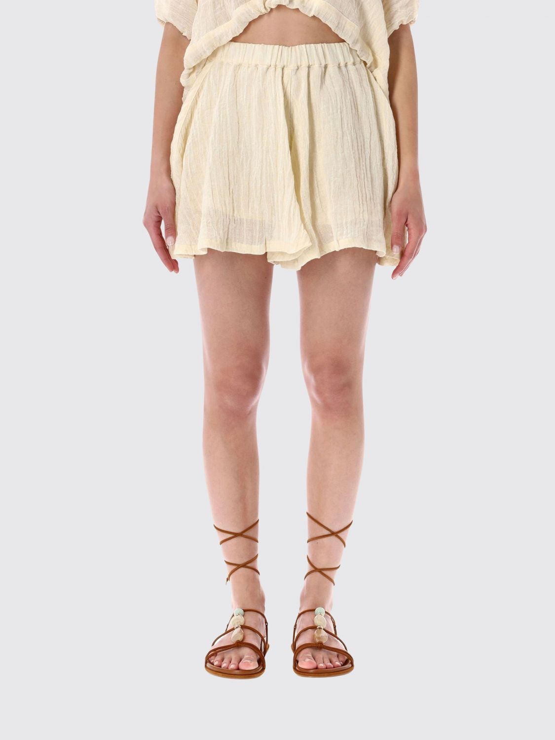 120% LINO Pantaloncini Donna colore Naturale