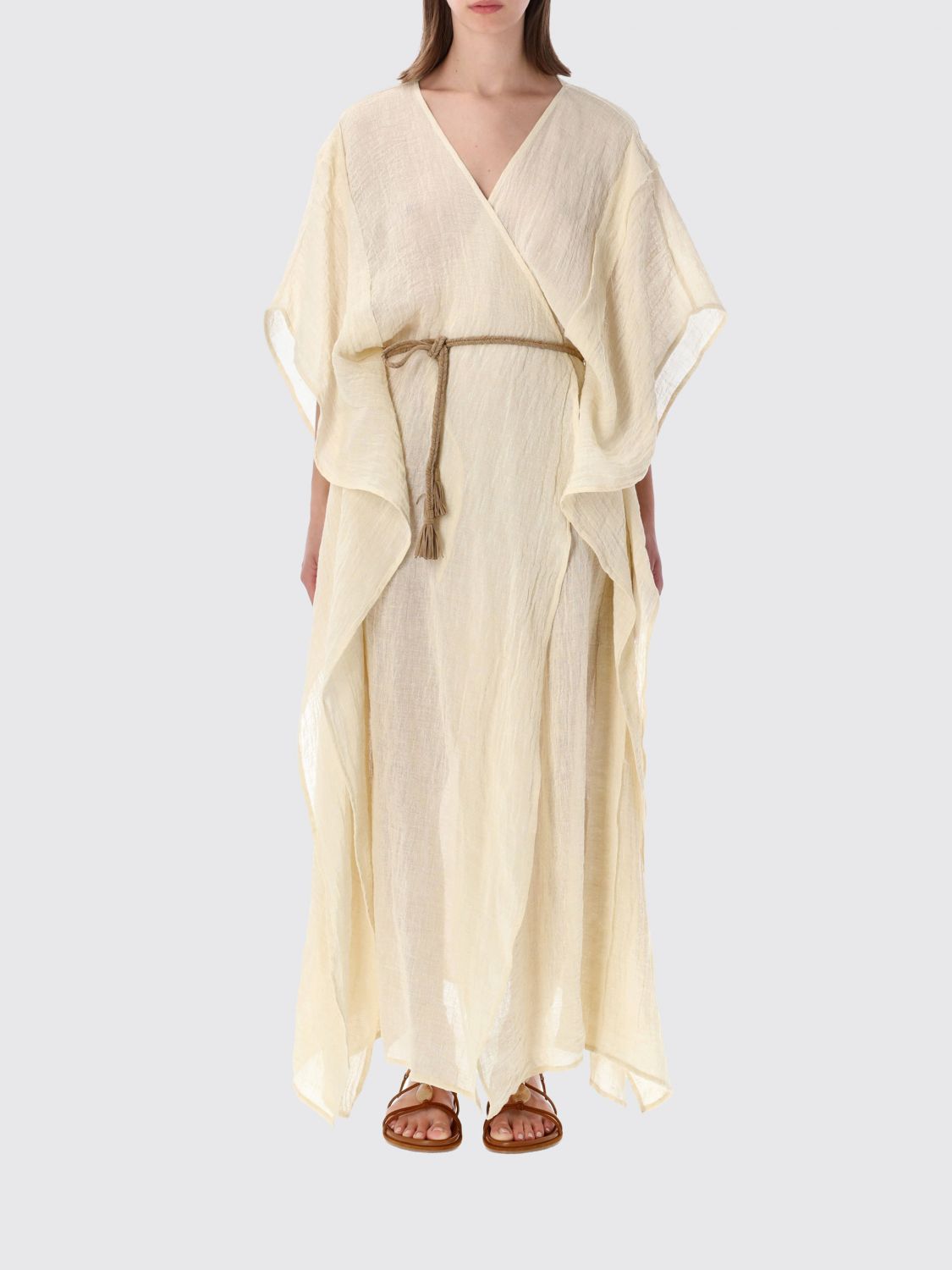 120% LINO Abito Donna colore Naturale
