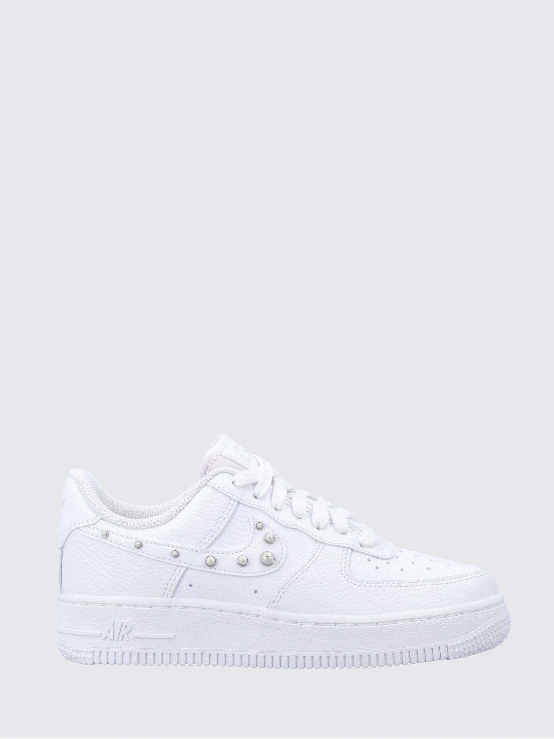 NIKE Sneakers Air Force 1 '07 in pelle a grana con perle sintetiche