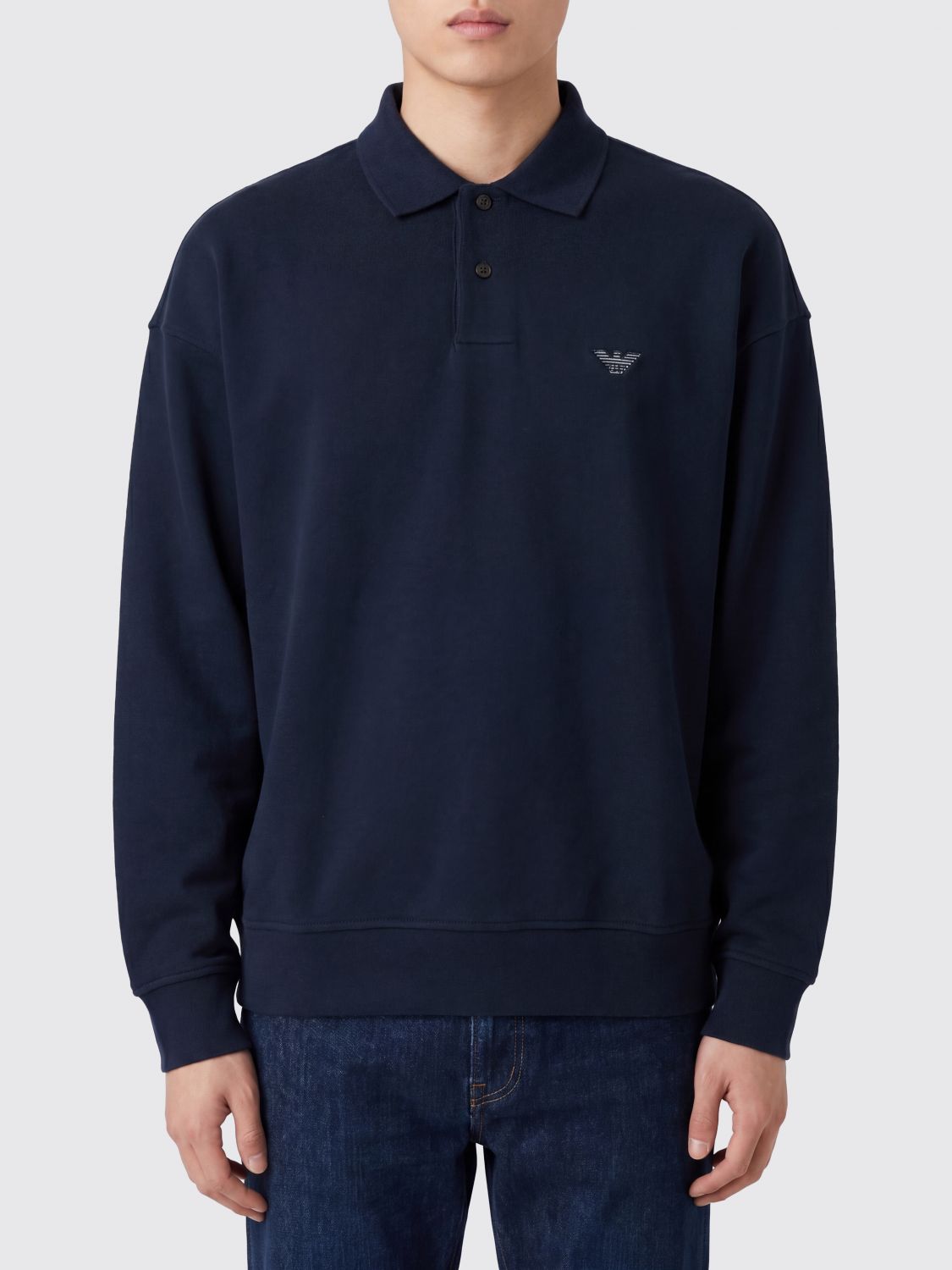 EMPORIO ARMANI Felpa Uomo colore Blue