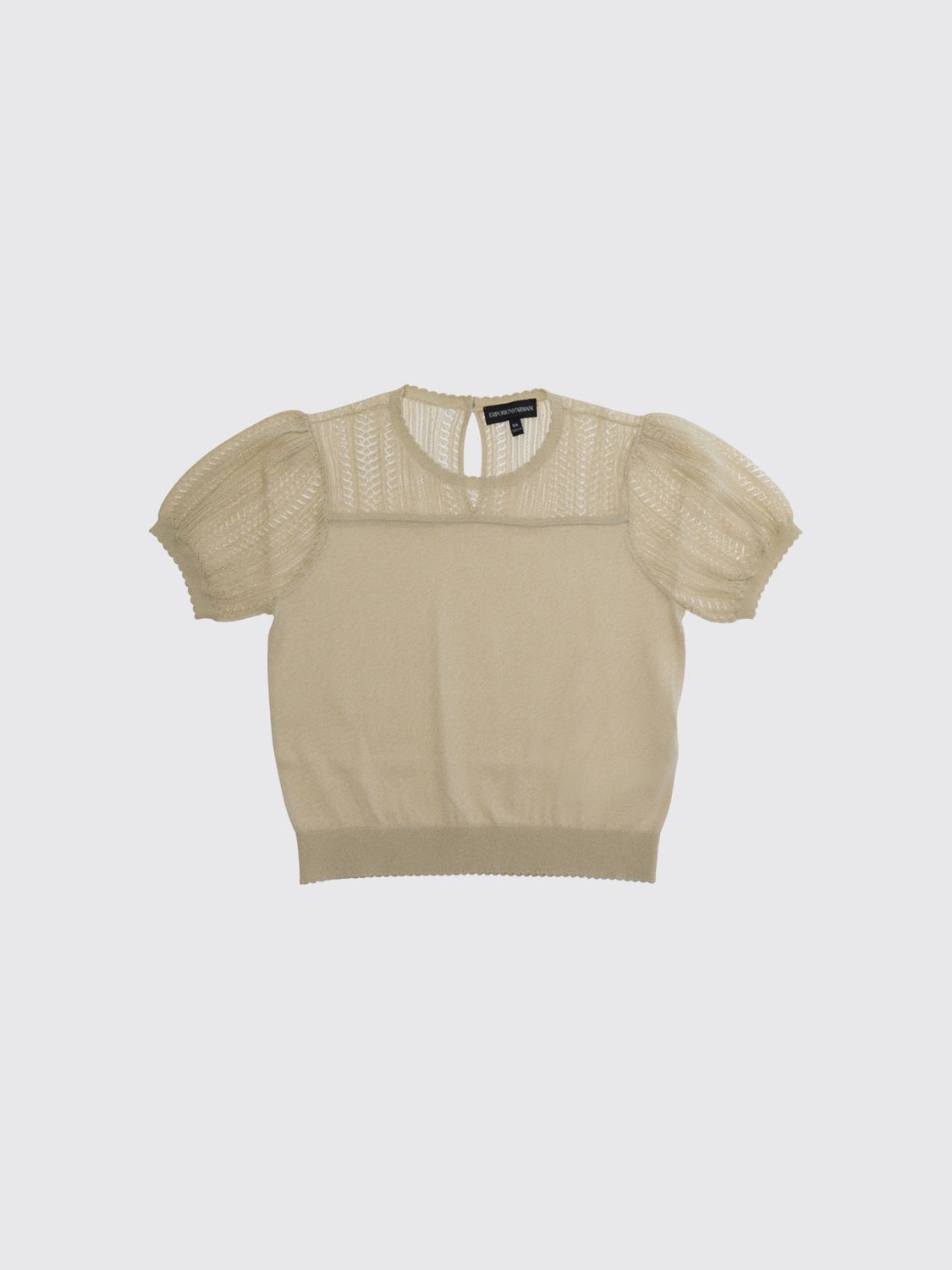 EMPORIO ARMANI T-Shirt Bambino colore Burro