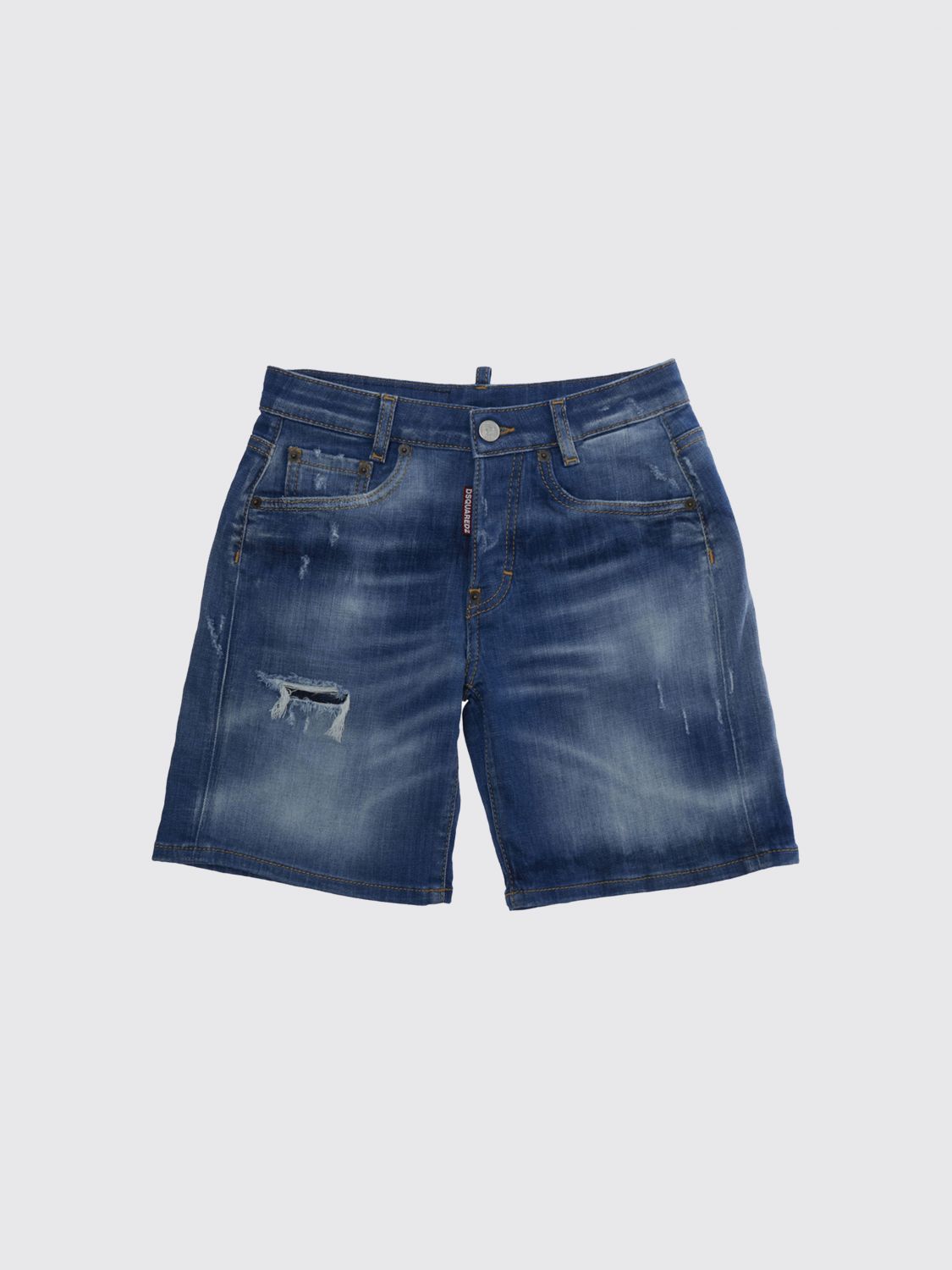 DSQUARED2 Shorts Kids color Blue