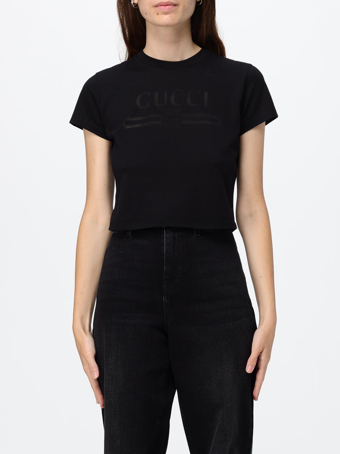 GUCCI T-Shirts Donna colore Nero