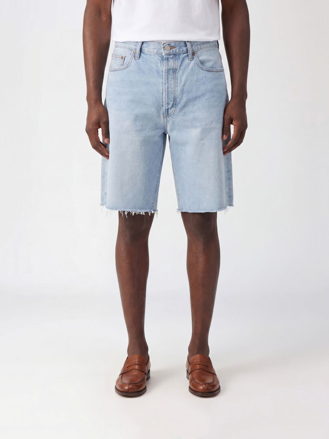 AGOLDE Shorts di jeans a cinque tasche in cotone organico