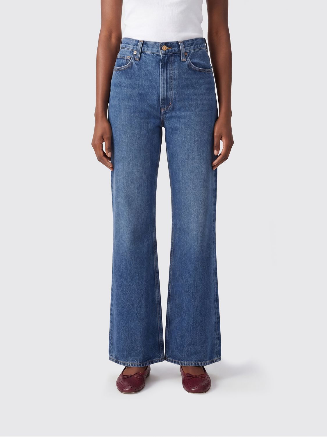 AGOLDE Jeans Damen Farbe Blau