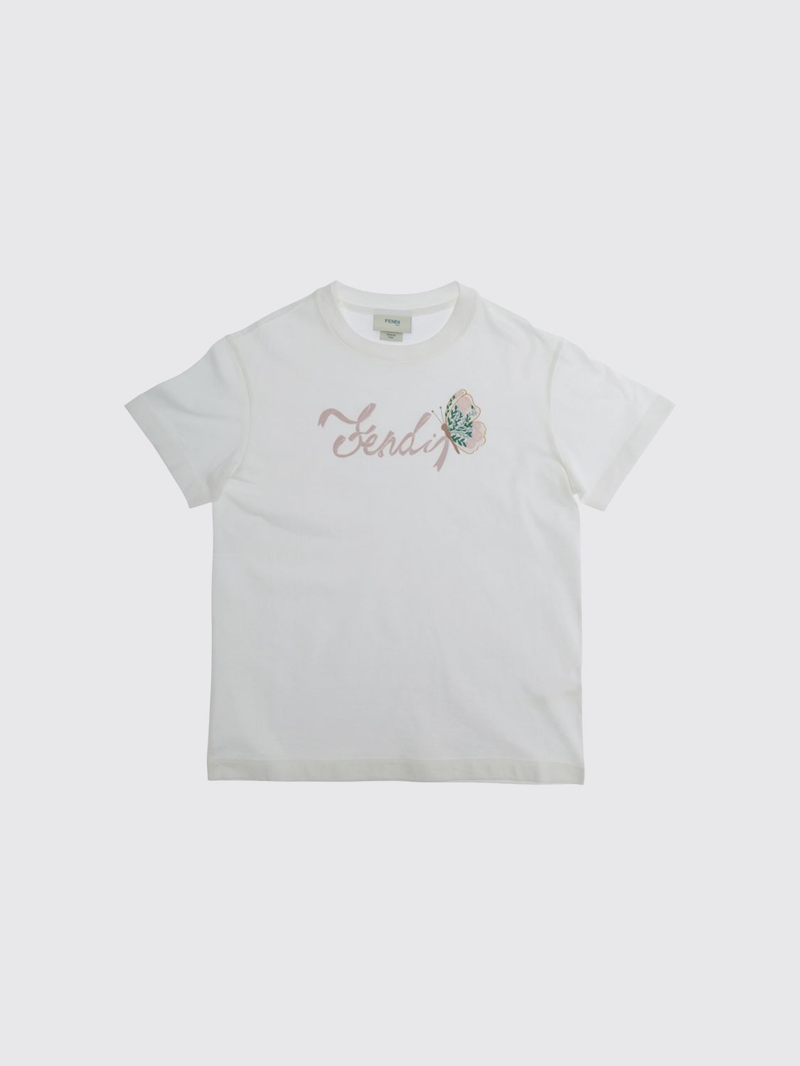 FENDI T-Shirt Bambino colore Bianco