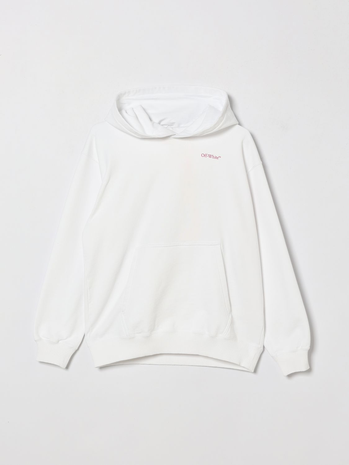 Off-White Kids Boy's Arrow Logo Cotton Hoodie　オフホワイト キッズ ボーイズ アロー ロゴ コットン フーディ Off-White