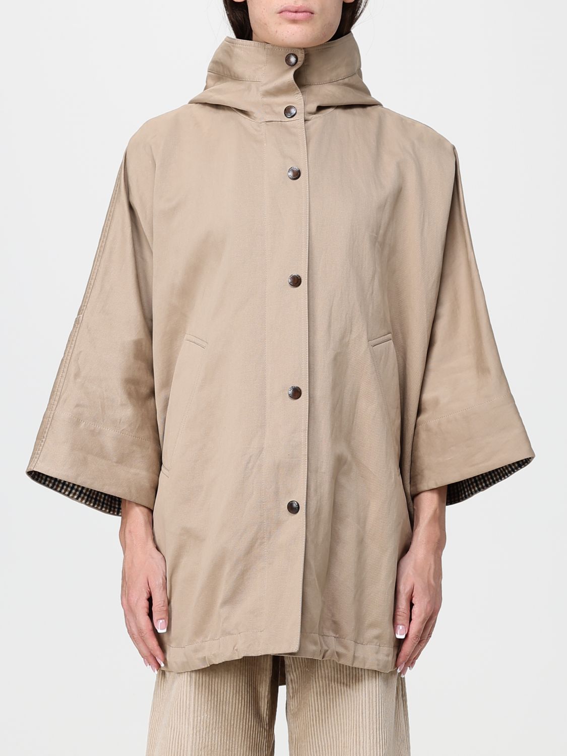 BRUNELLO CUCINELLI Coat Woman color Beige