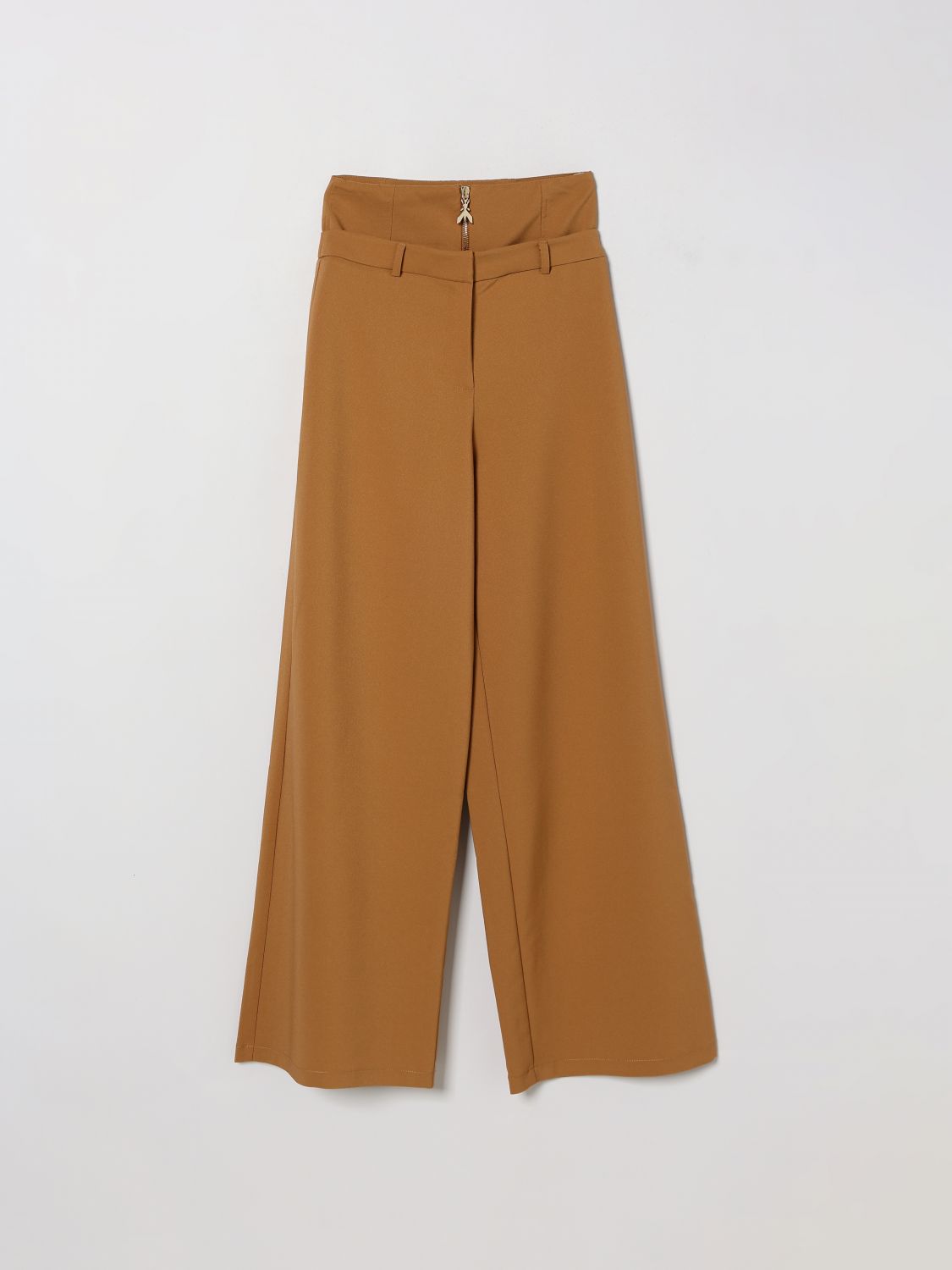 PATRIZIA PEPE Mädchen-Crêpe-Hose mit geradem Bein, hoher Taille und Reißverschluss von