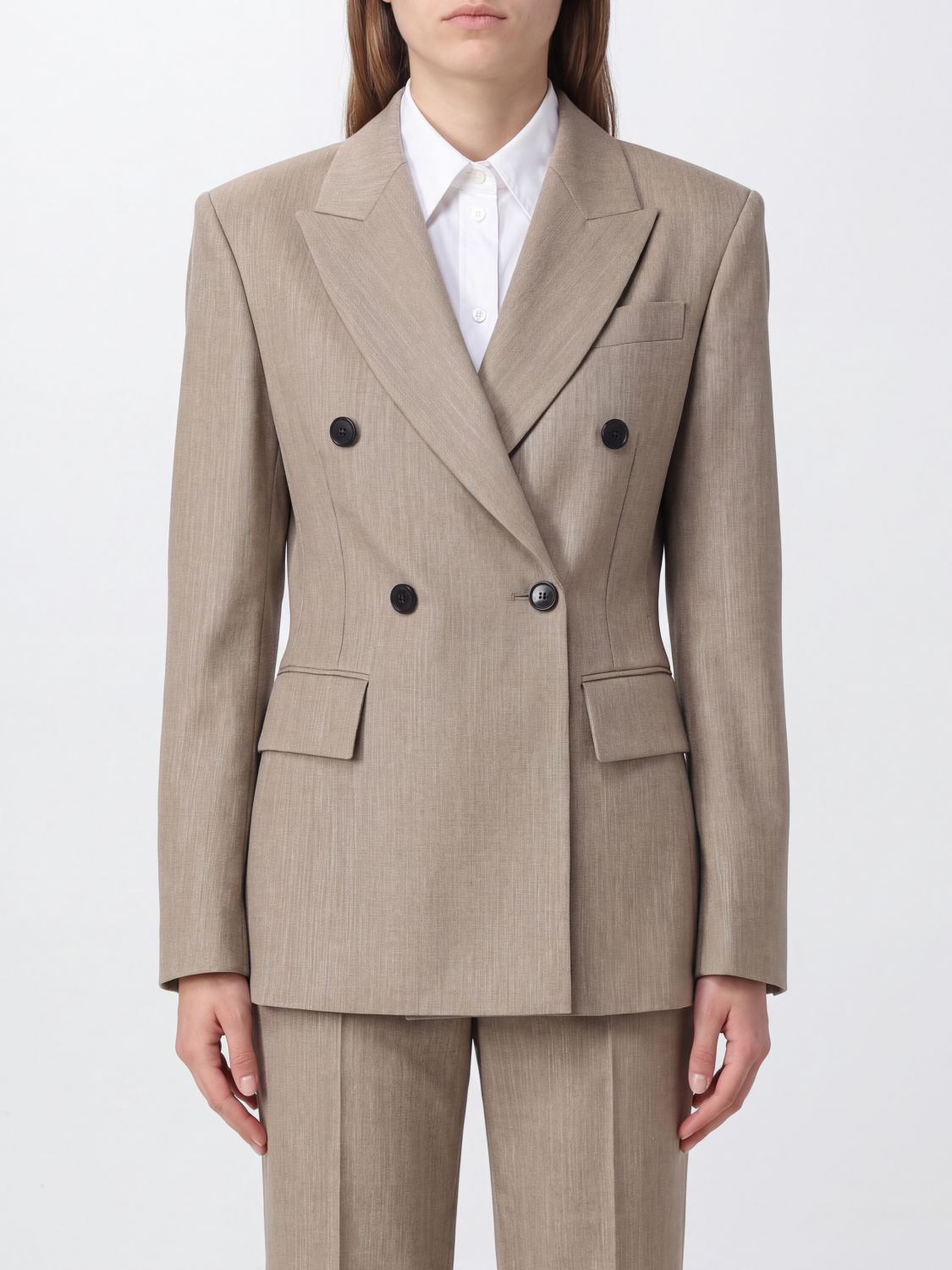 BRUNELLO CUCINELLI Jacket Woman color Beige