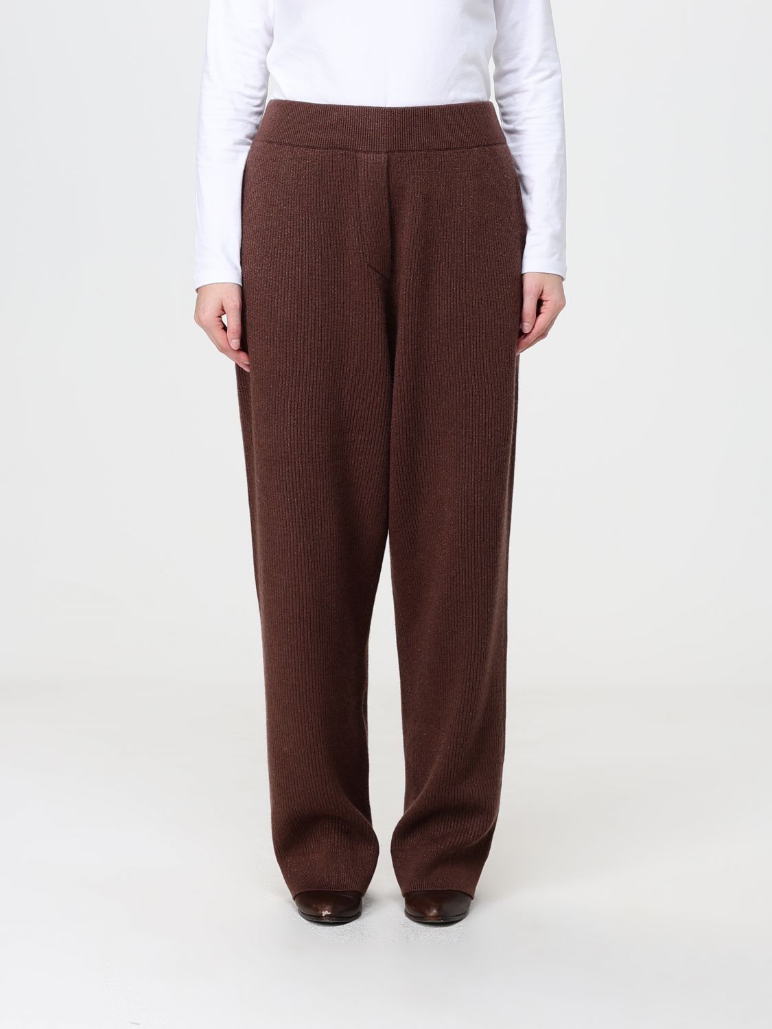 BRUNELLO CUCINELLI Pants Woman color Brown