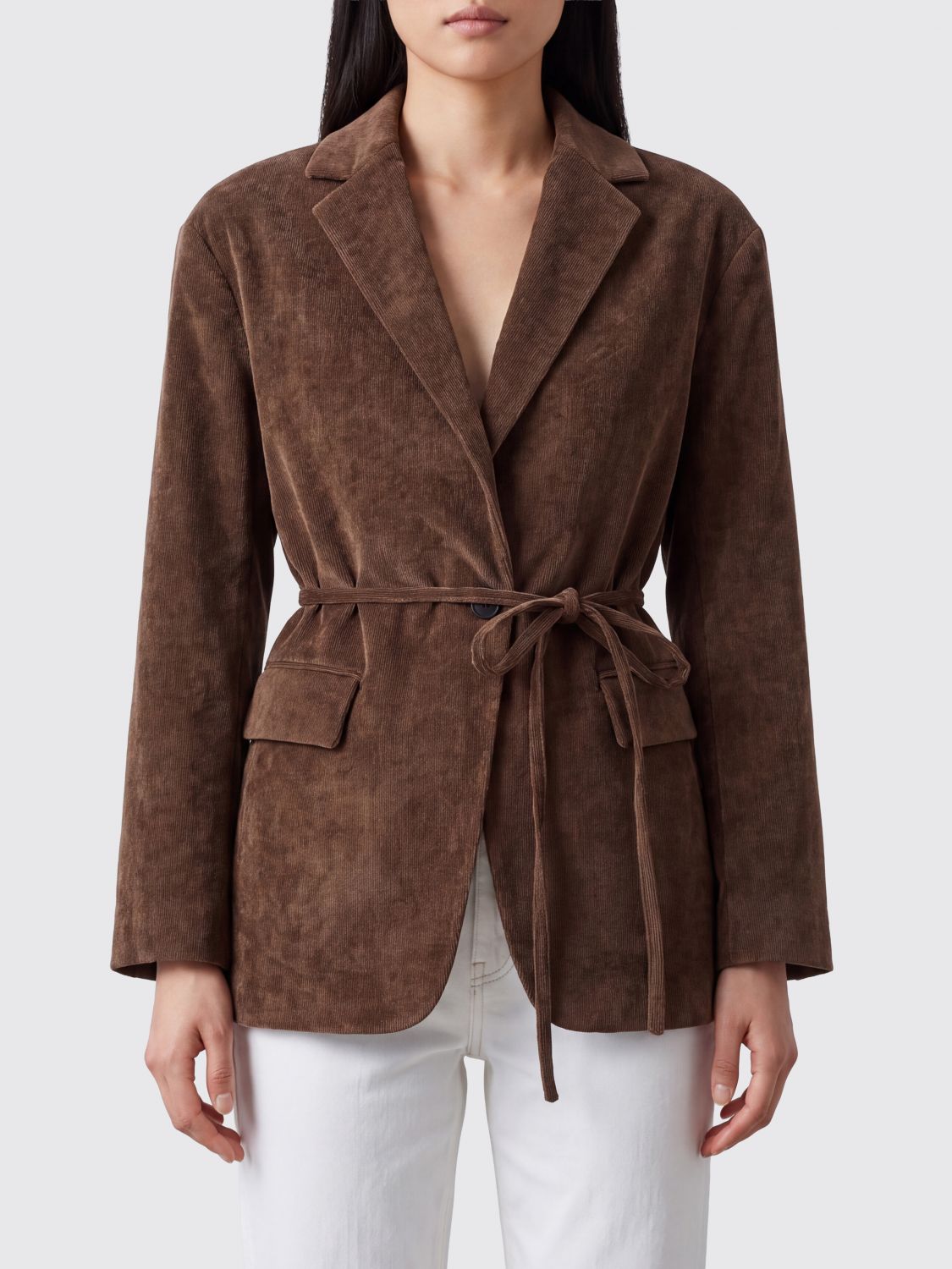 BRUNELLO CUCINELLI Jacket Woman color Brown