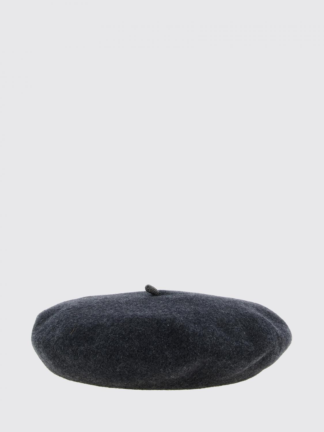 BRUNELLO CUCINELLI Hat Woman color Grey