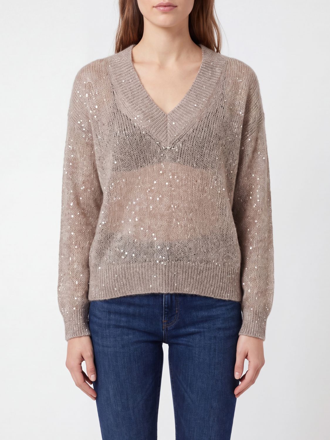 BRUNELLO CUCINELLI Pullover Damen Farbe Taubengrau