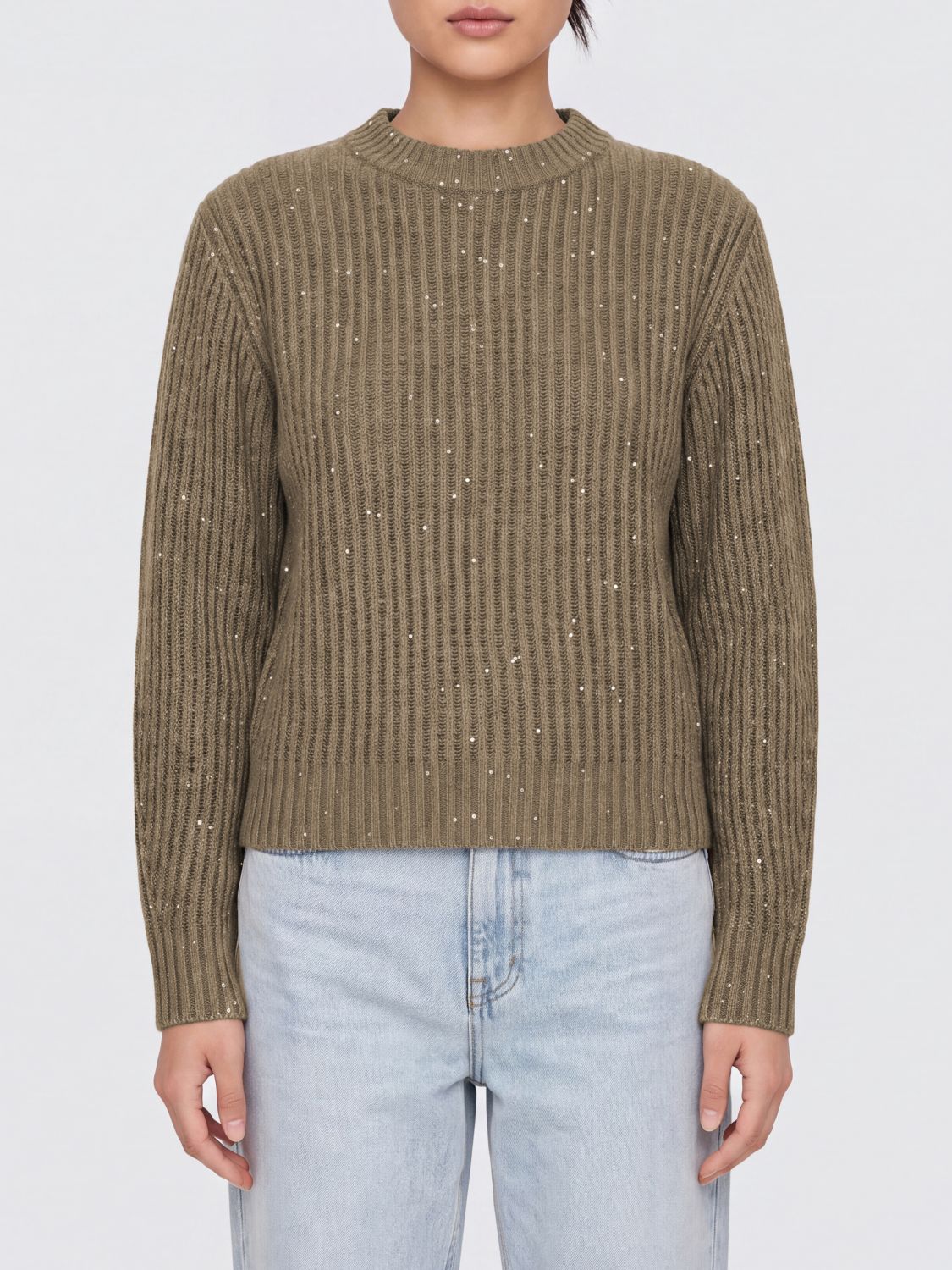BRUNELLO CUCINELLI Sweater Woman color Beige