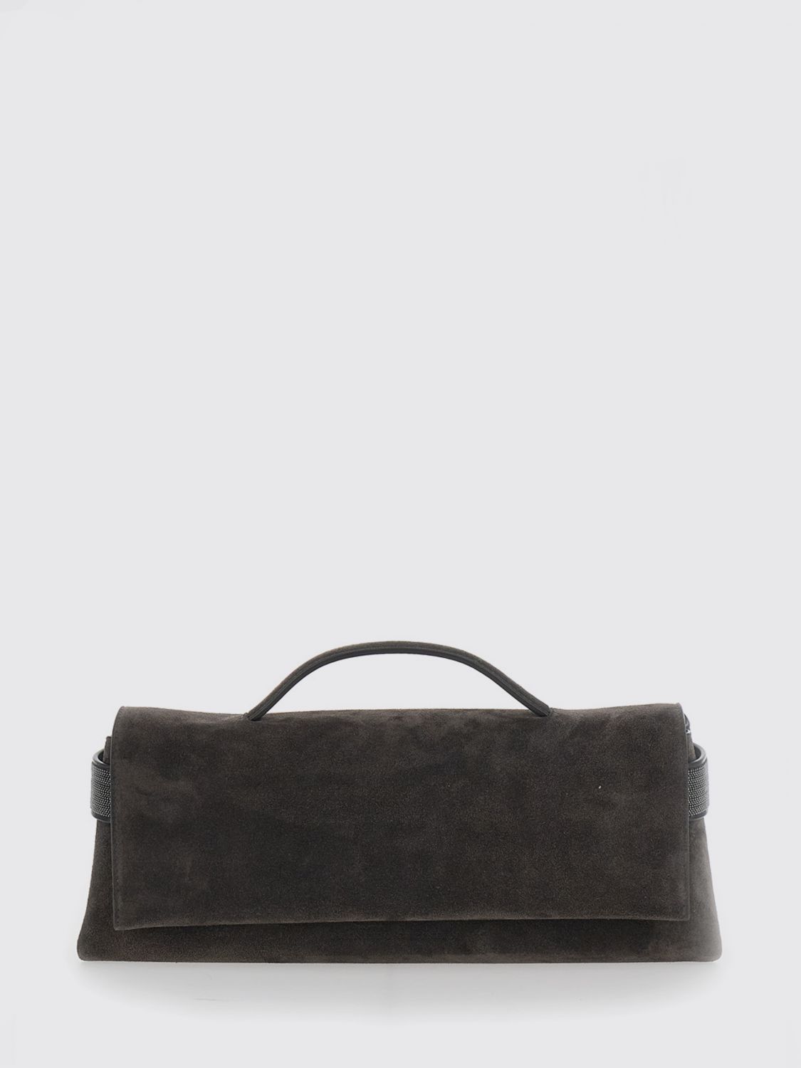 BRUNELLO CUCINELLI Clutch Woman color Dark