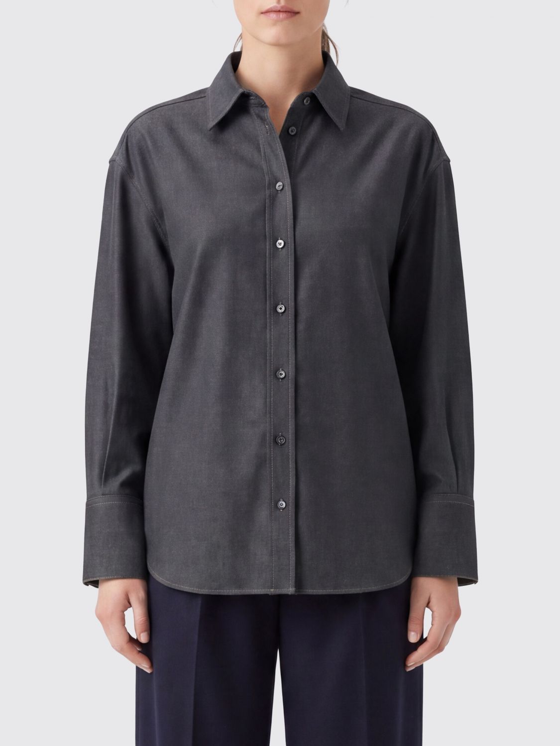 BRUNELLO CUCINELLI Shirt Woman color Charcoal
