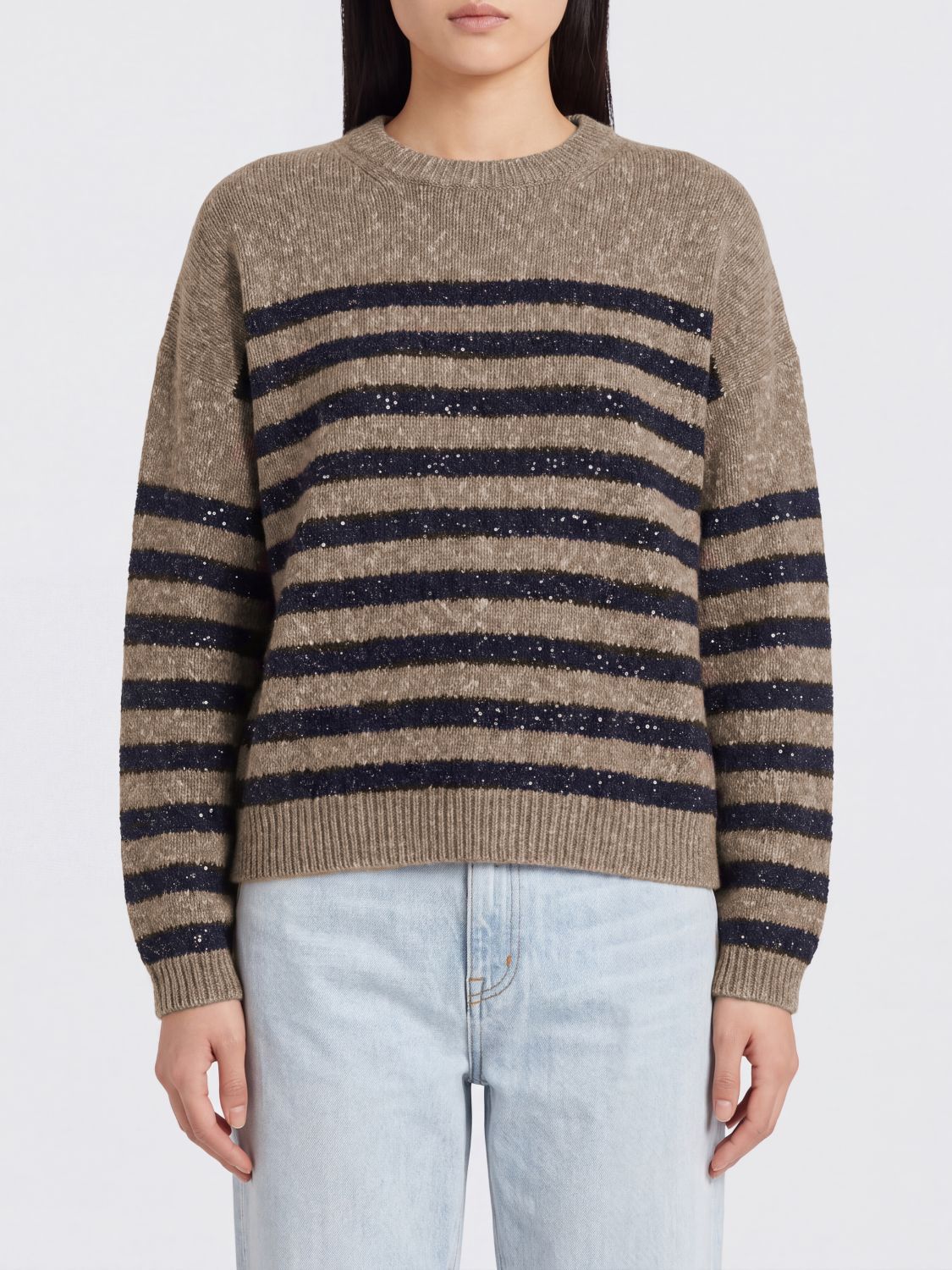 BRUNELLO CUCINELLI Sweater Woman color Beige