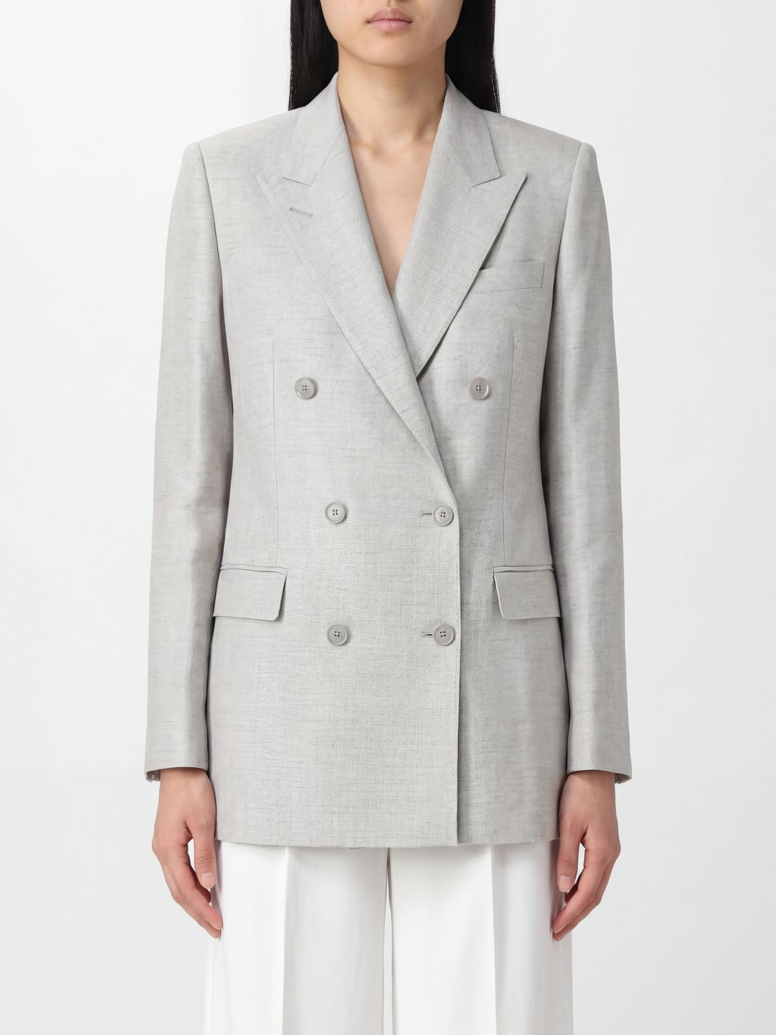 TAGLIATORE Jacket Woman color White TAGLIATORE