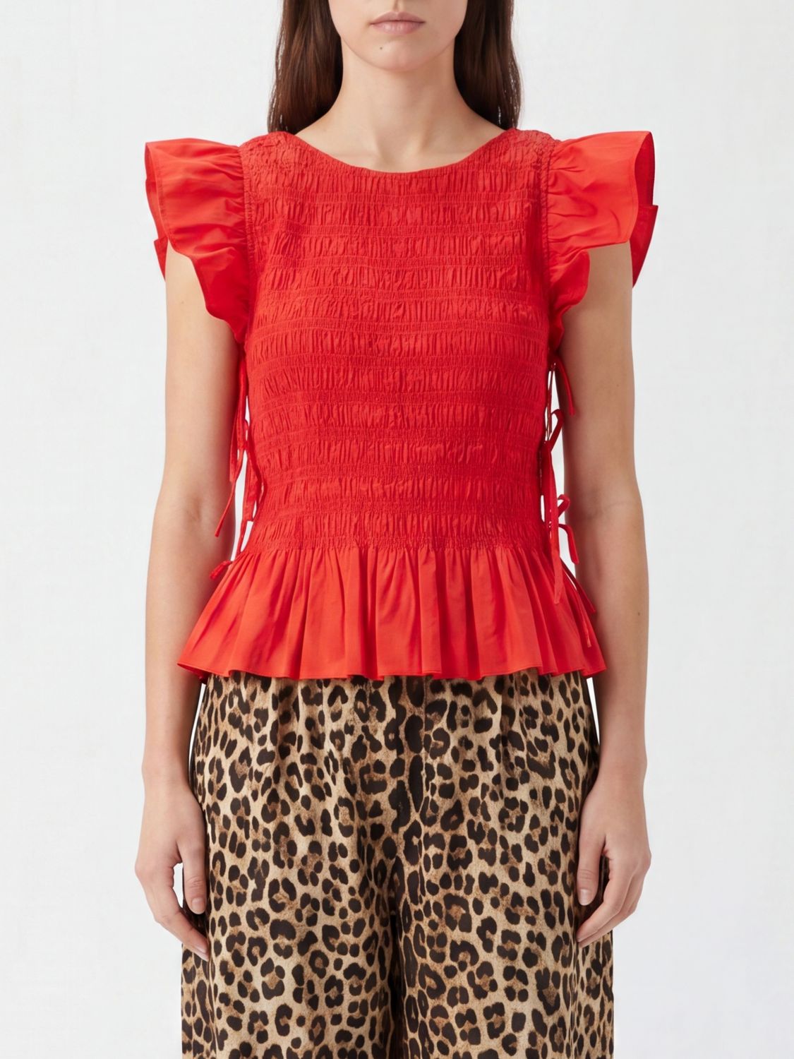 GANNI Top Woman color Red