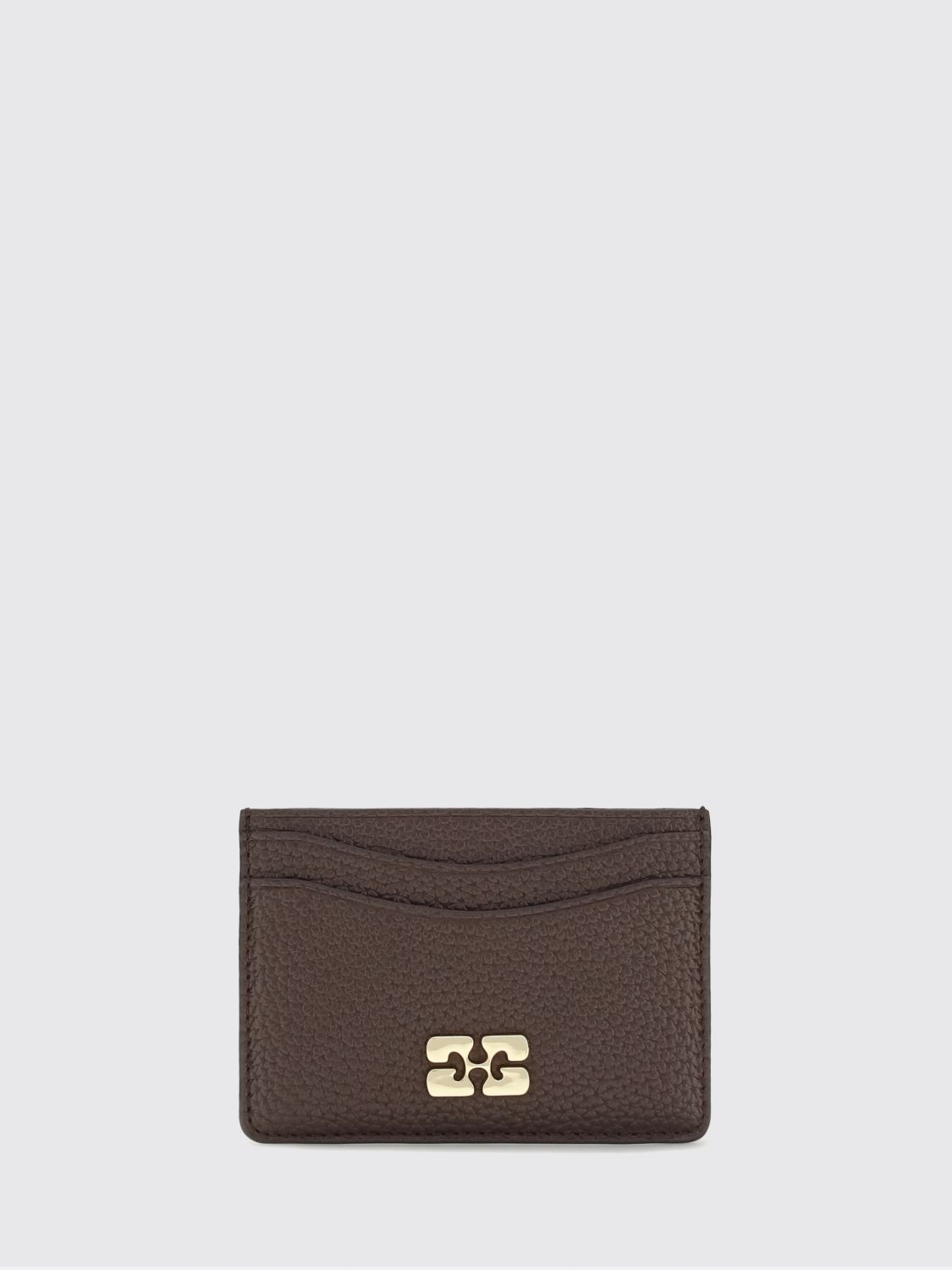 GANNI Wallet Woman color Coffee