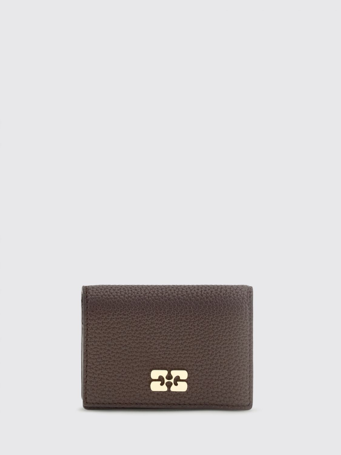 GANNI Wallet Woman color Coffee